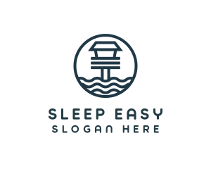 Ocean Beach House logo design