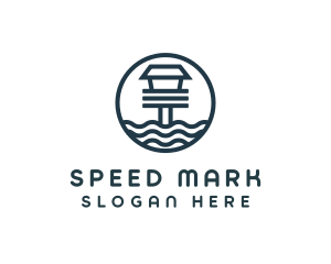 Ocean Beach House logo design