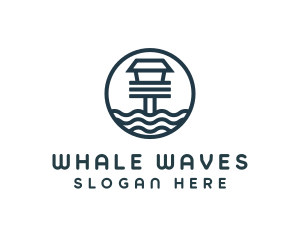 Ocean Beach House logo design