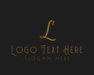 Calligraphy - Luxury Hotel Boutique logo design
