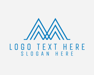 Typography - Real Estate Property Letter M logo design