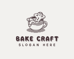 Gingerbread Coffee Bakery logo design