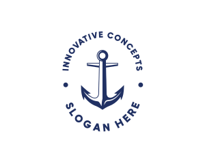 Nautical Sailing Anchor Logo