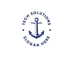Nautical Sailing Anchor Logo