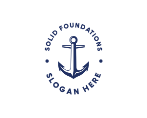 Coast - Nautical Sailing Anchor logo design