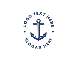 Nautical Sailing Anchor Logo