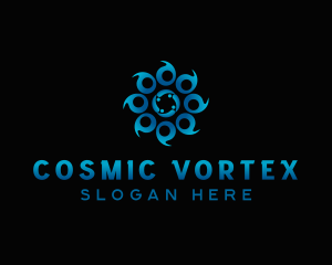 Vortex - Digital Software Vortex logo design