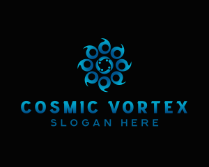 Digital Software Vortex logo design