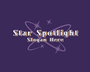 Stardust Sparkle Orbit logo design