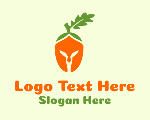 Carrot Spartan Helmet  Logo