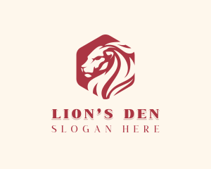 Hexagon Lion Financing logo design