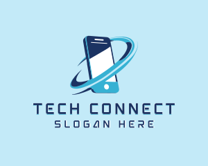 Cellphone - Mobile Tech Device logo design