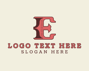Letter E - Interior Design Boutique logo design