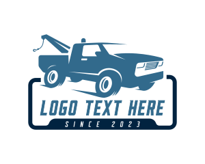 Dispatch - Tow Truck Vehicle Transportation logo design