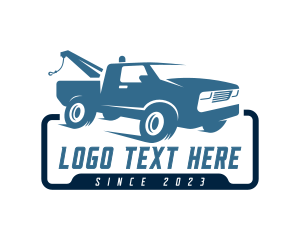 Transportation - Tow Truck Vehicle Transportation logo design
