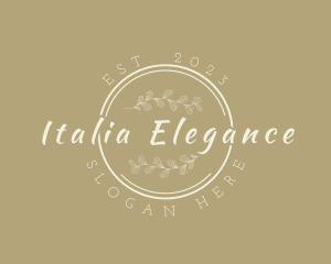 Elegant Spa Business logo design