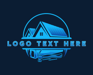 Hammer - Hammer Saw Construction logo design