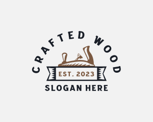 Wood Planer Carpentry Tool  logo design