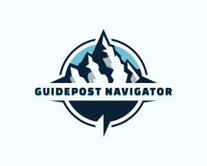 Navigator - Mountain Compass Navigation logo design