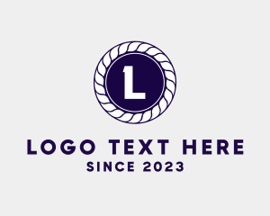 Text - Marine Rope Navy logo design