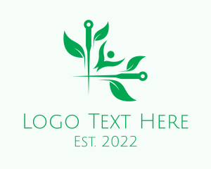 TCM - Organic Acupuncture Wellness logo design