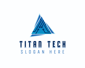 Software Tech Circuit logo design