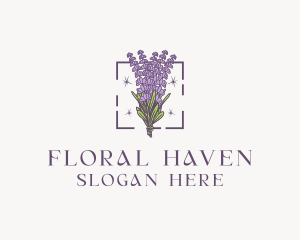 Bouquet - Botanical Lavender Bouquet logo design