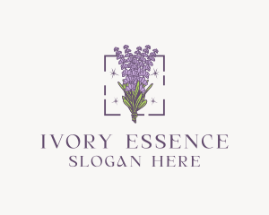 Botanical Lavender Bouquet logo design