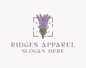 Botanical Lavender Bouquet Florist logo design