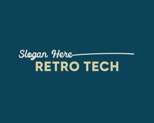 Retro Startup Business logo design