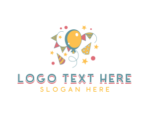 Party Store - Fiesta Balloon Party logo design