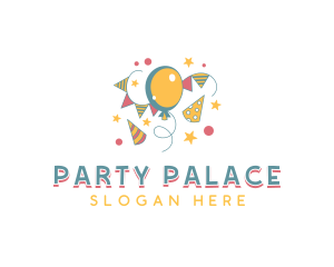 Fiesta Balloon Party logo design