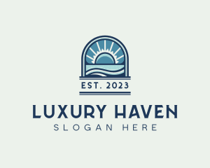 Hotel - Hotel Beach Resort logo design