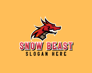 Mythical Beast Dragon  logo design