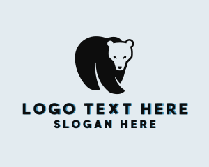 Wildlife Conservation - Wild Animal Bear logo design