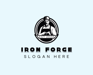 Blacksmith Forge Metalworks logo design