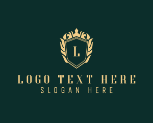 Elegant - University Monarchy Shield logo design