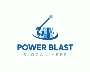 Tile Power Wash logo design