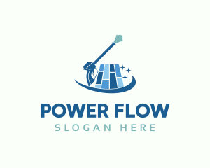 Tile Power Wash logo design