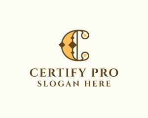 Premium Luxury Letter C logo design