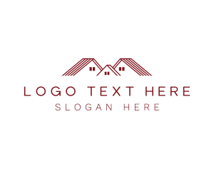 Mortgage - Residential House Roof logo design