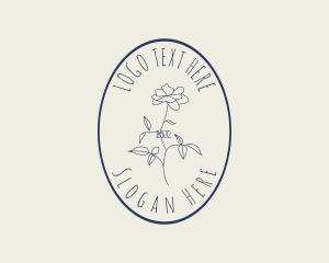 Hipster - Elegant Artisan Floral logo design