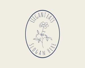 Elegant Artisan Floral  logo design