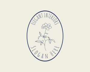 Elegant Artisan Floral  logo design