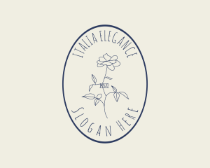 Elegant Artisan Floral  logo design