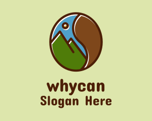 Coffee Farm - Coffee Mountain Travel logo design