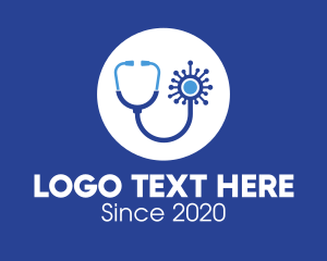Microbiologist - Medical Virus Check Up logo design