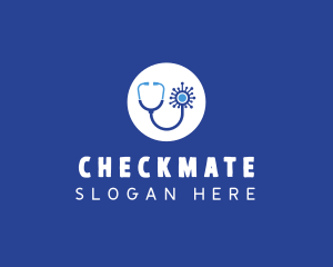 Medical Virus Check Up logo design