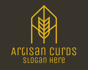 Orange Wheat Arch logo design