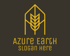 Orange Wheat Arch logo design